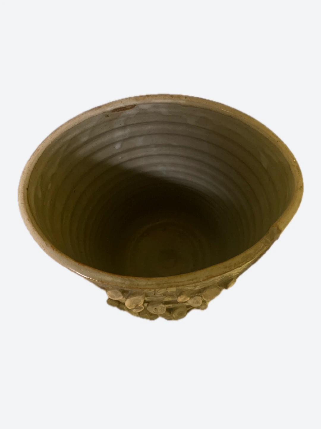 Artisan Ceramic Vase with Raised Design - photo 2