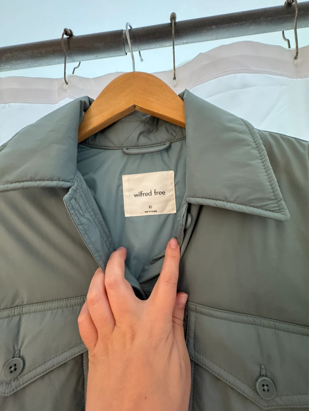 Wilfred Free The Ganna Shirt Jacket XS Dry Basil Green