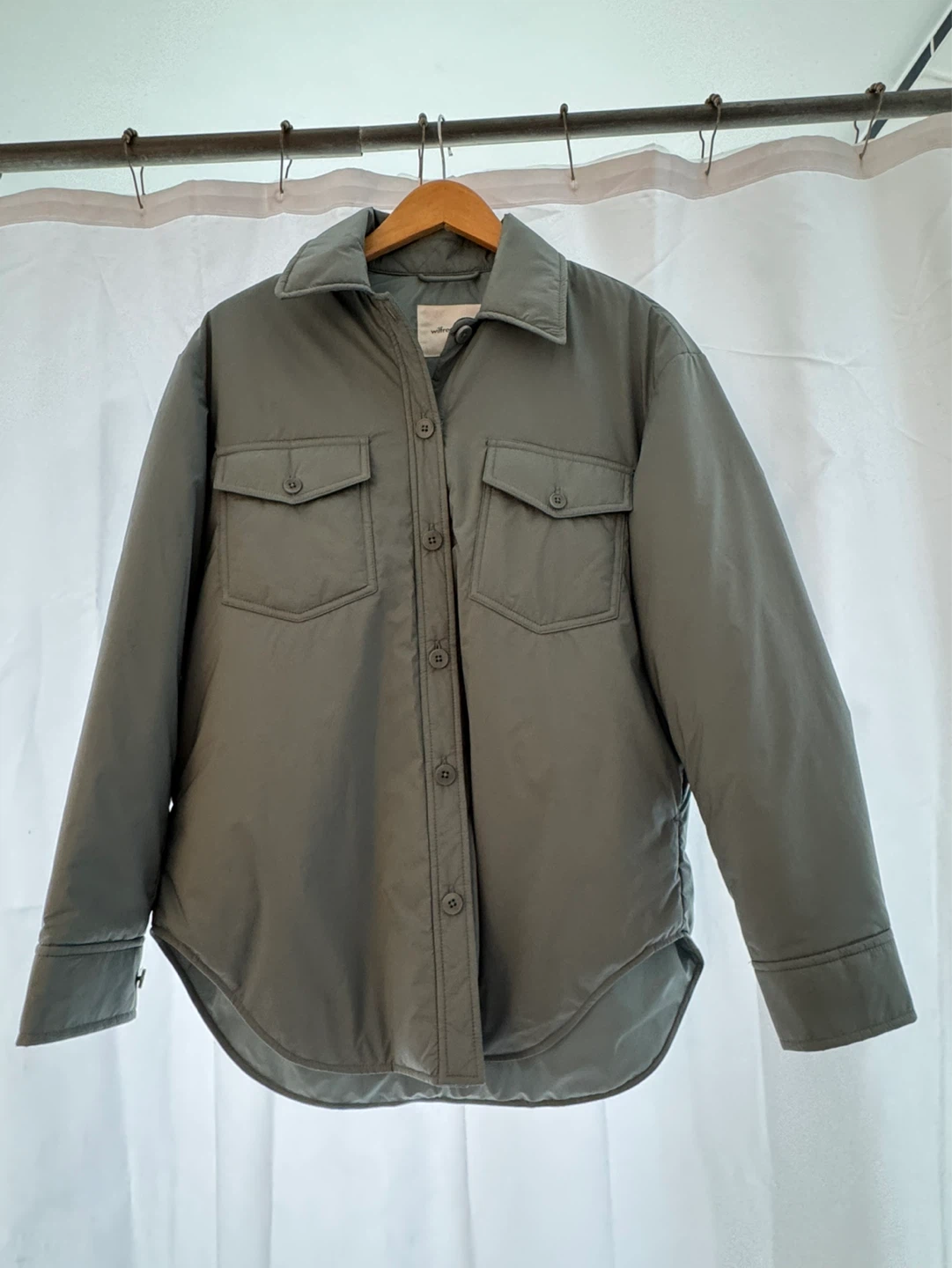 Wilfred Free The Ganna Shirt Jacket XS Dry Basil Green - photo 2