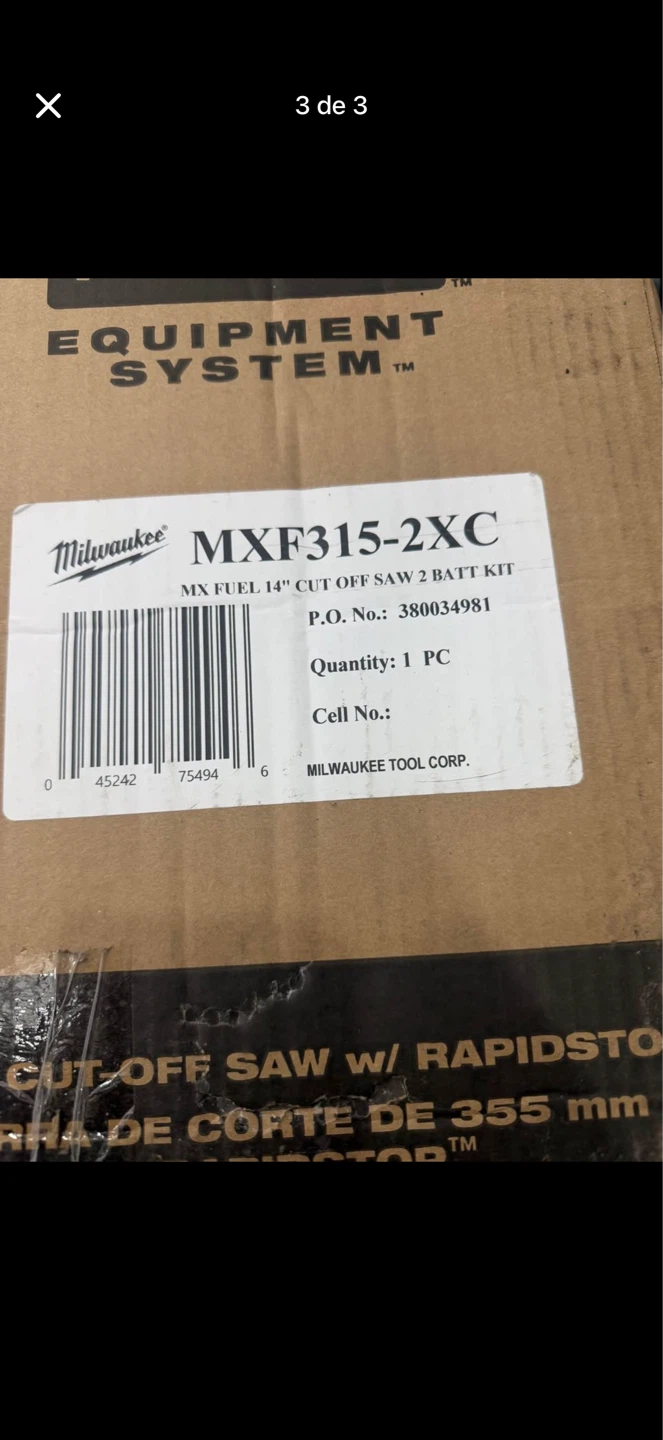 MX FUEL Lithium-lon 14 in. Cut Off - photo 2