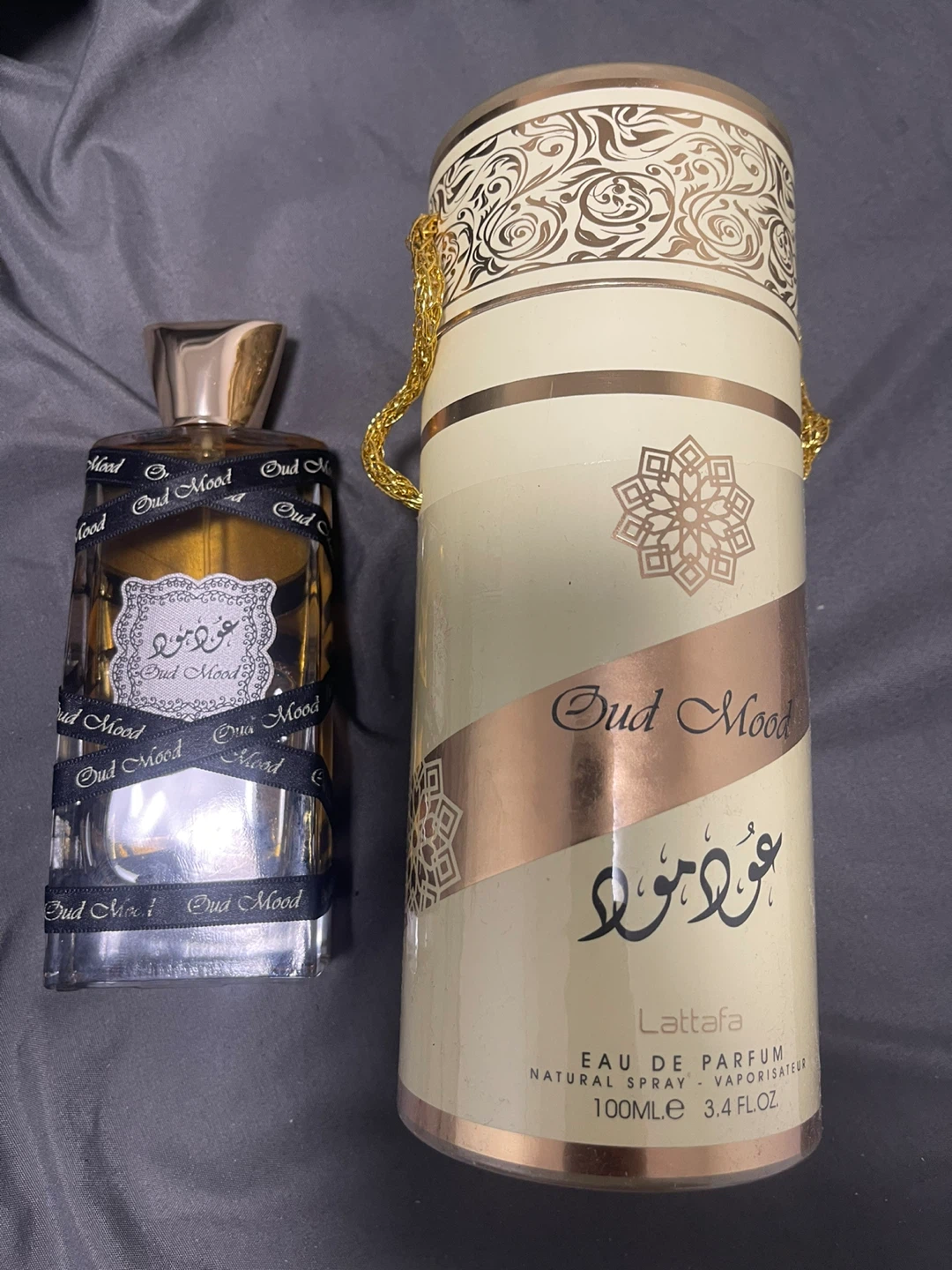 Lattafa Oud Mood EDP 100ml. 99% full. Original. - photo 3