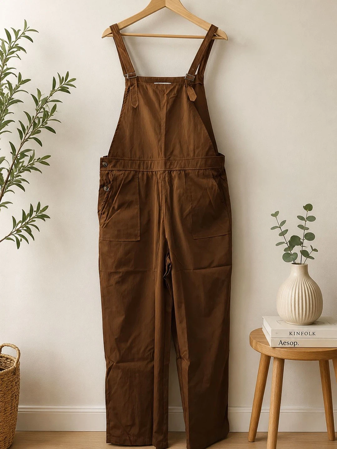 Brown Overalls
