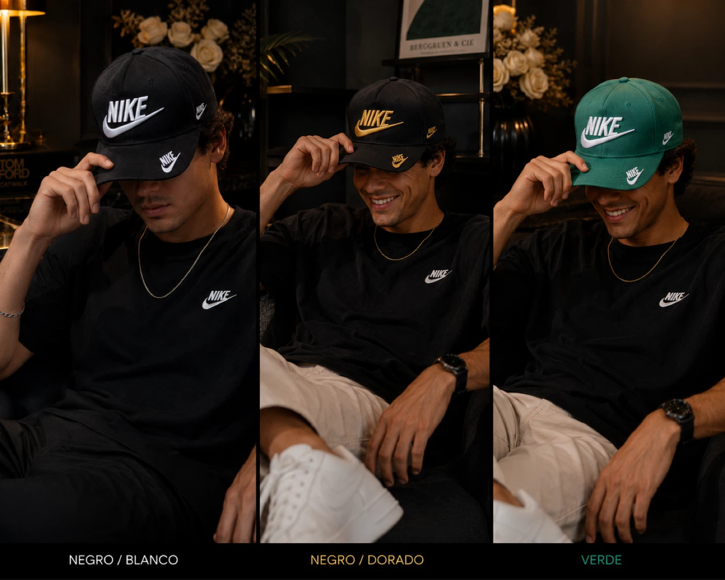 Nike Baseball Cap - Black or Green