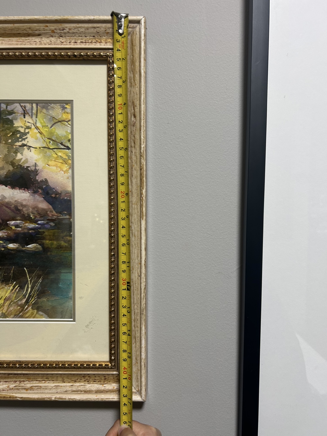 Framed Landscape Watercolour Painting - photo 2