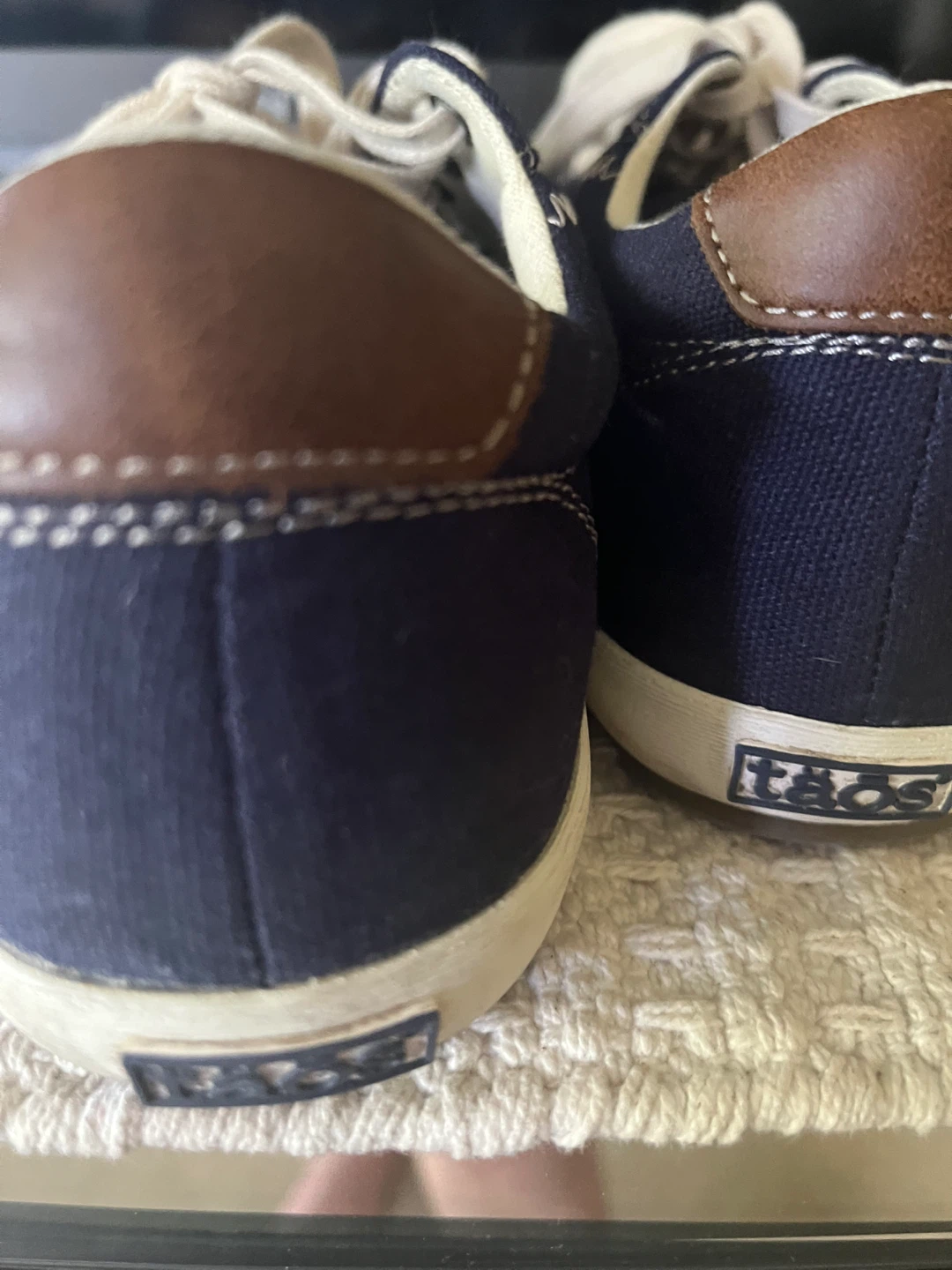 Taos Women's Navy Canvas Sneakers - photo 3