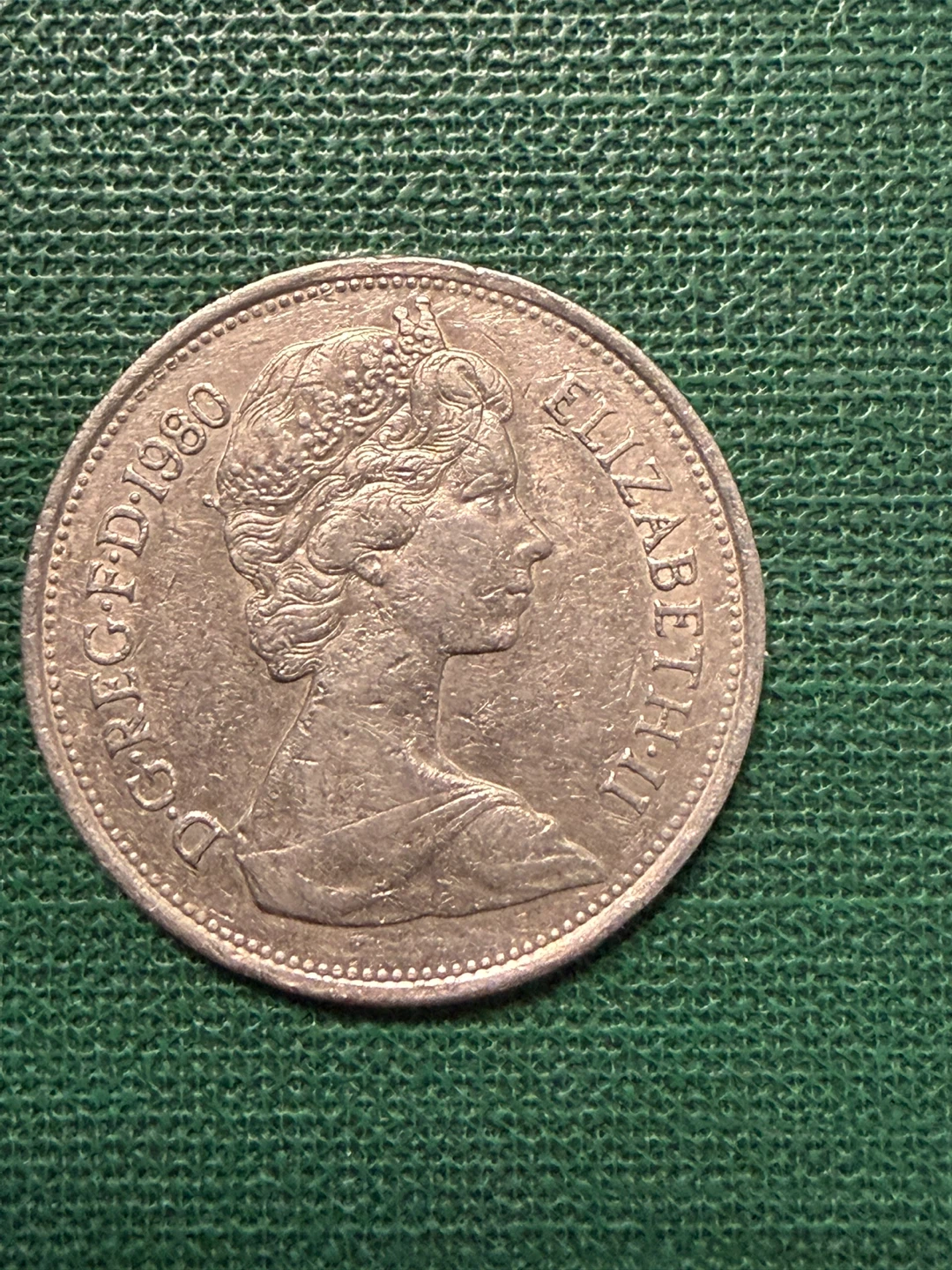 10 Pence Coin - 1980 - photo 2