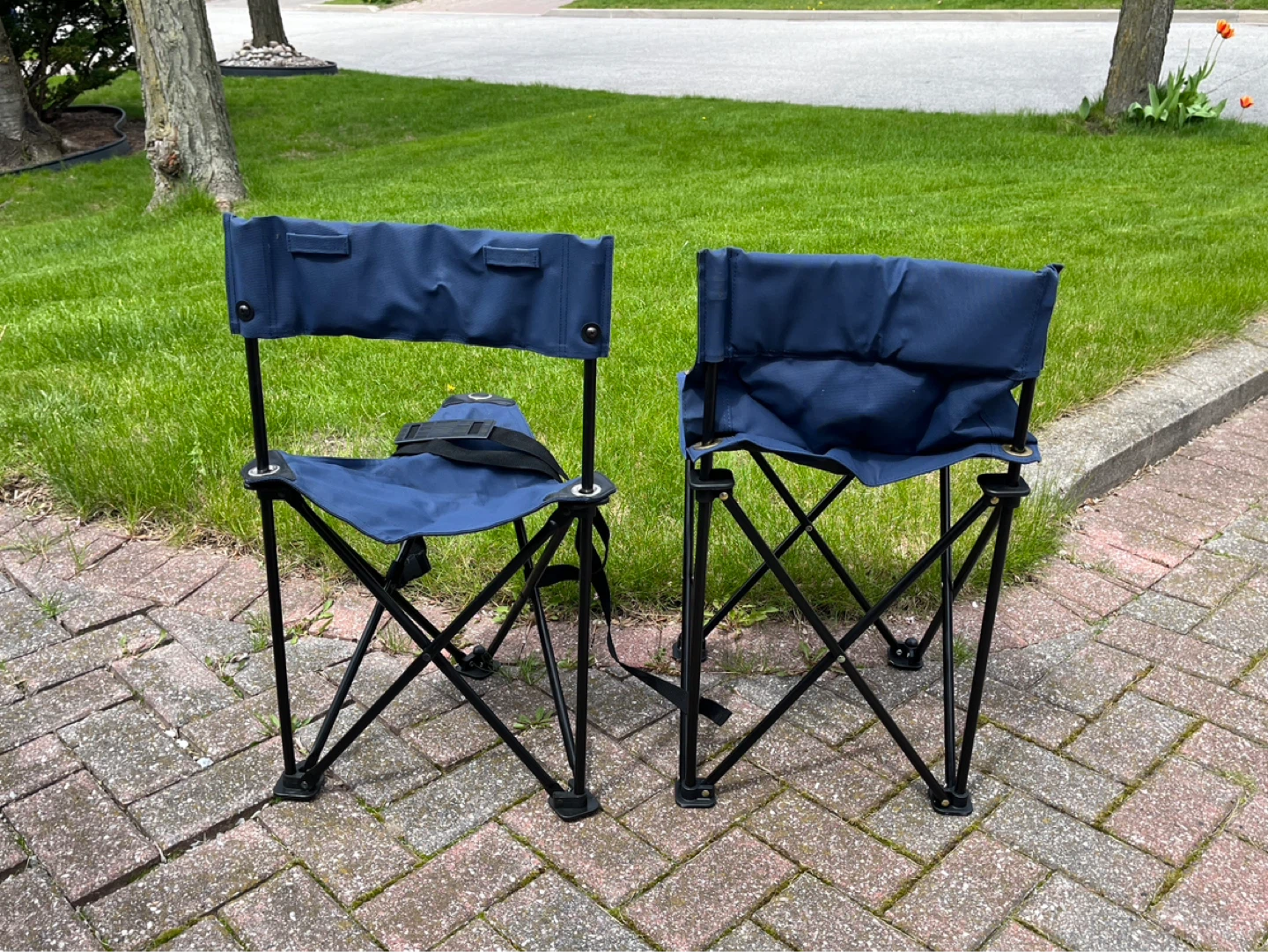 Fortis Navy Blue Camping Chairs (2 Chairs) - photo 2