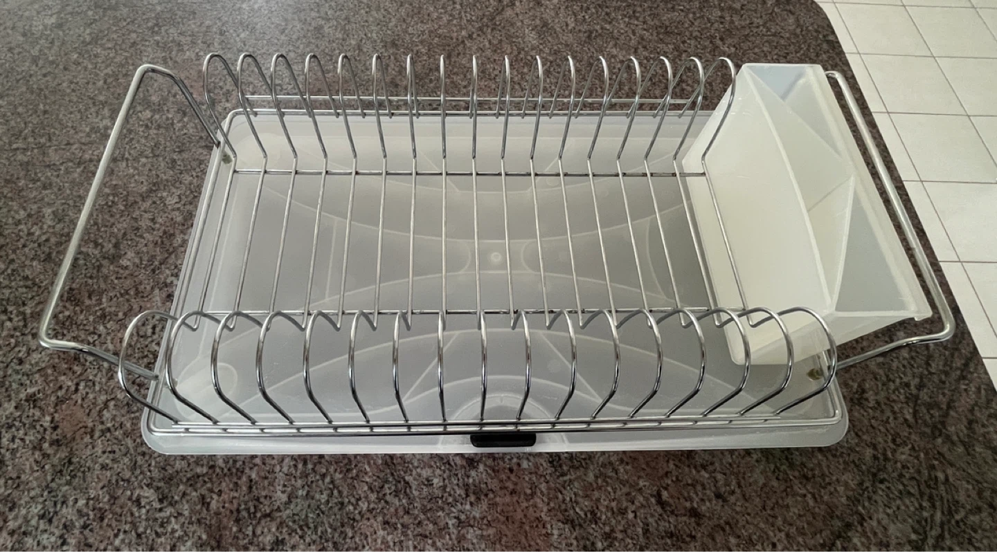 Dish Drying Rack with Utensil Holder