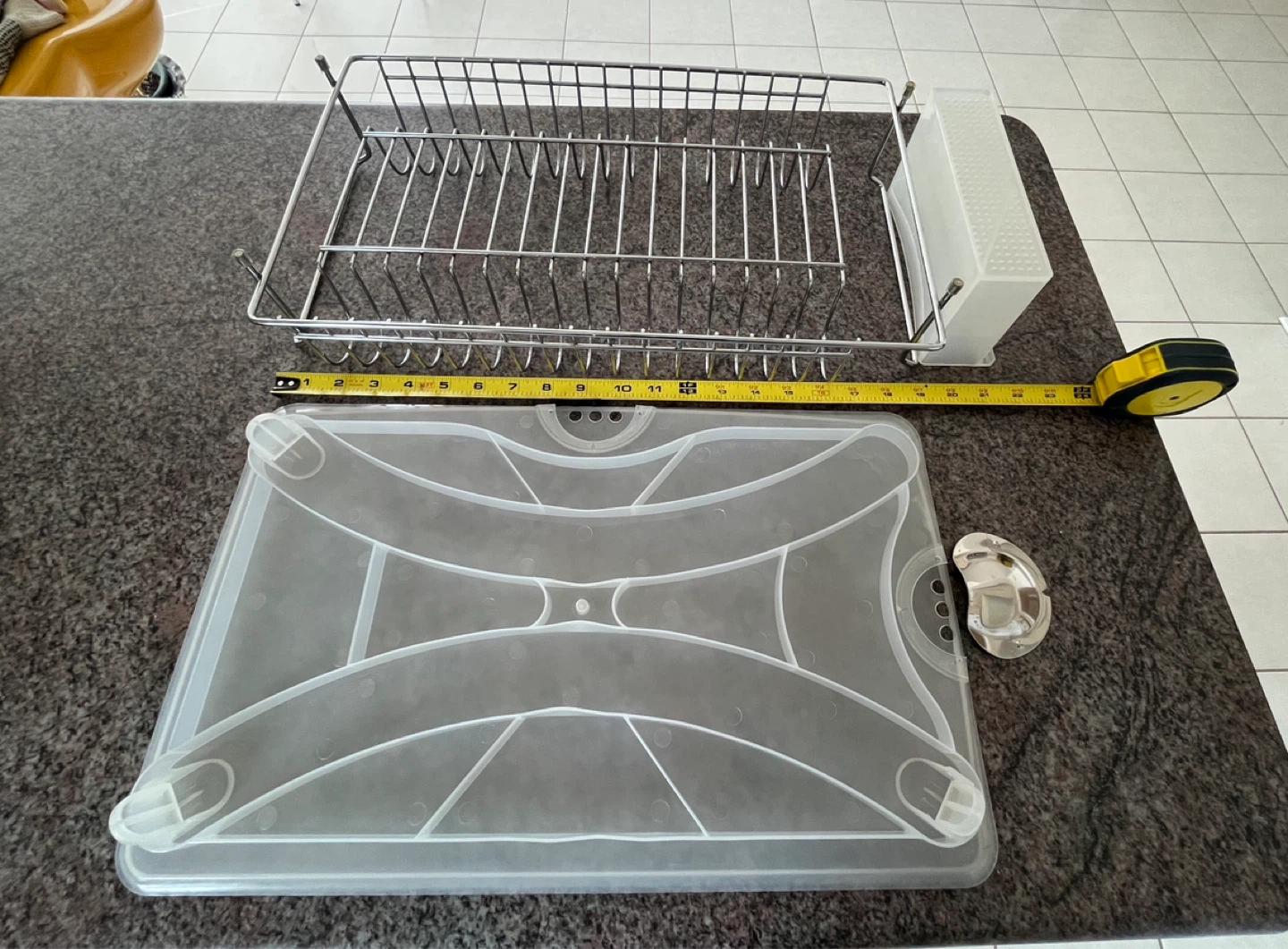 Dish Drying Rack with Utensil Holder - photo 2