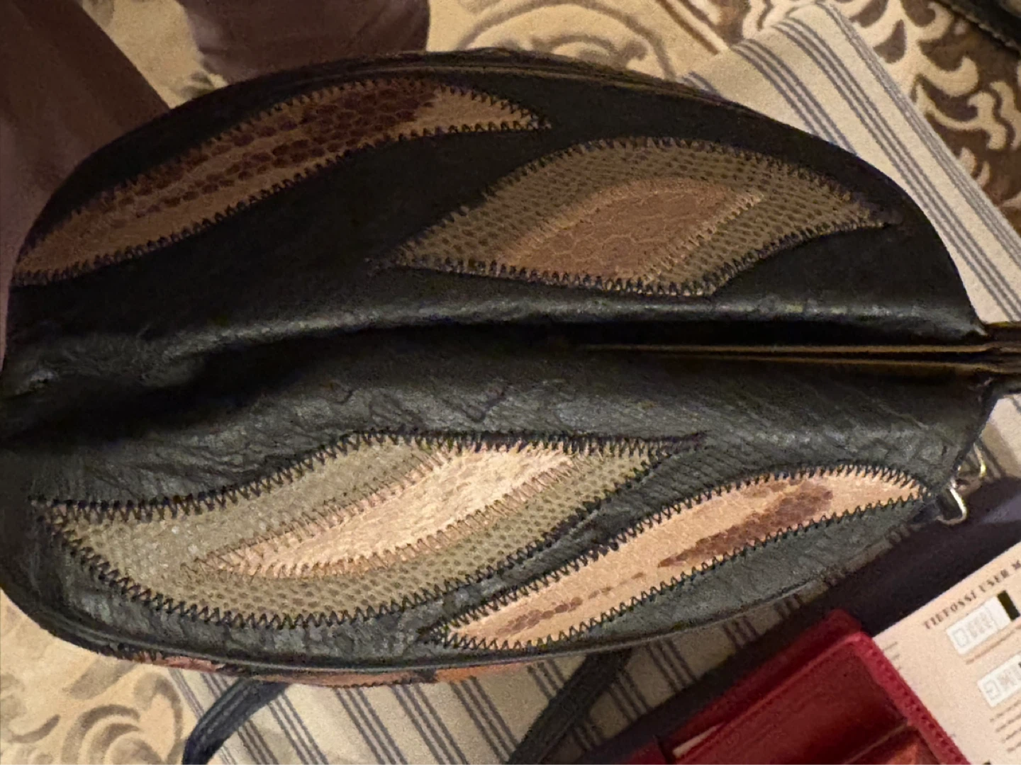 Caprice Patchwork Leather Handbag - photo 4