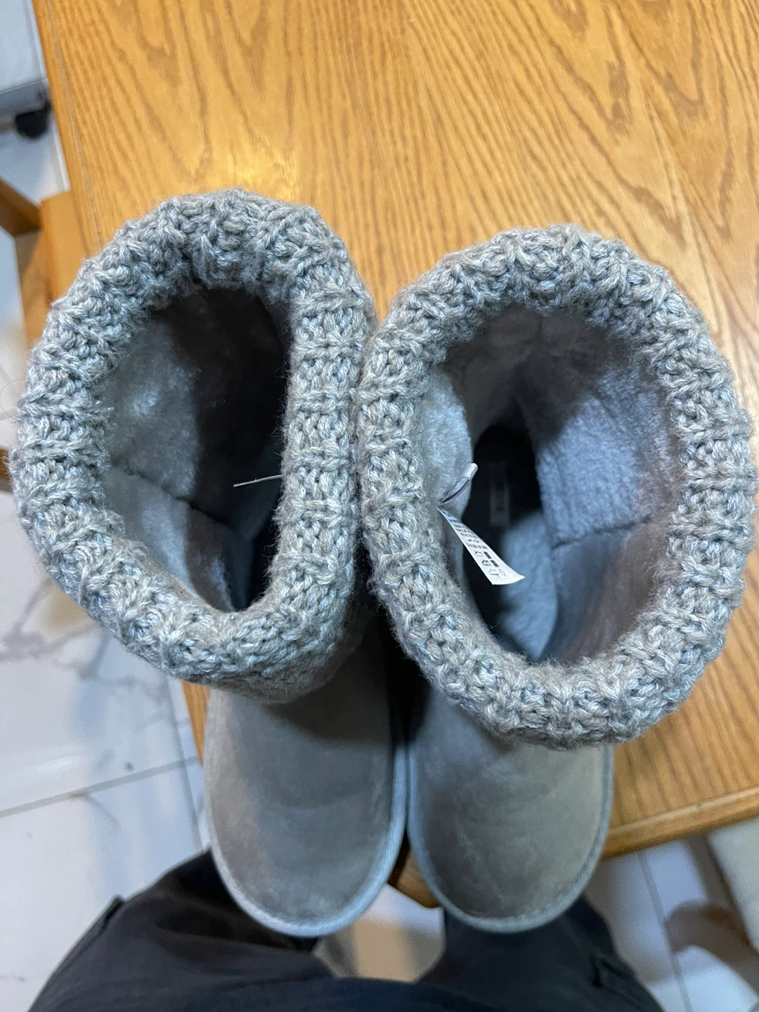 Women's Knit Booties Size 5/6 - photo 2