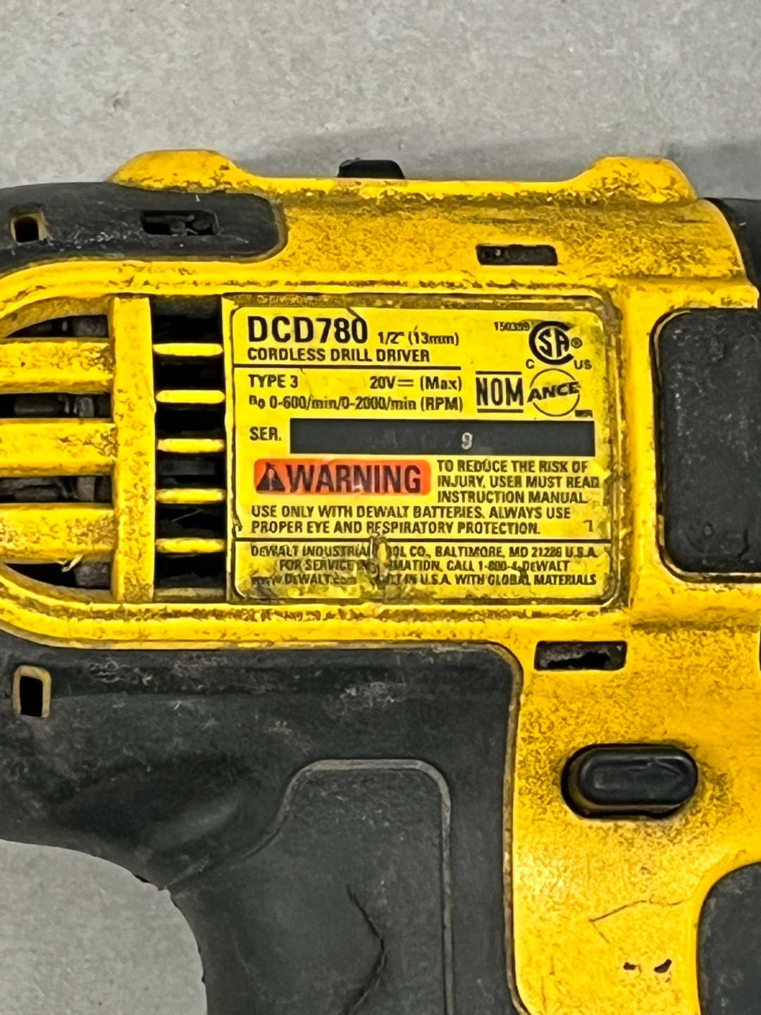 DEWALT DCD780 Cordless Drill Driver 20V MAX - photo 3