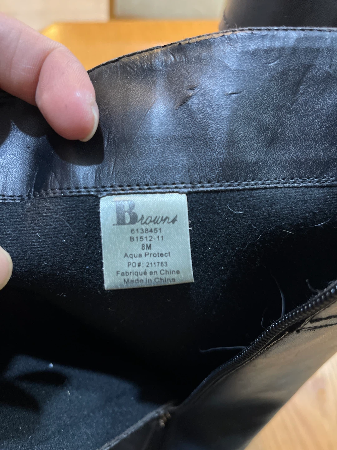 Browns Black Leather Boots - Size 8M - photo 2