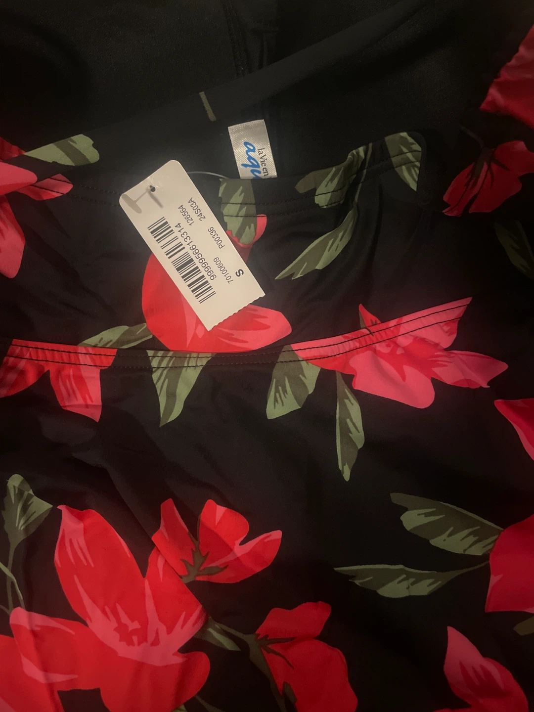 Brand new Vie en Rose Tropical Bandeau Tankini Top - Size S - photo 3