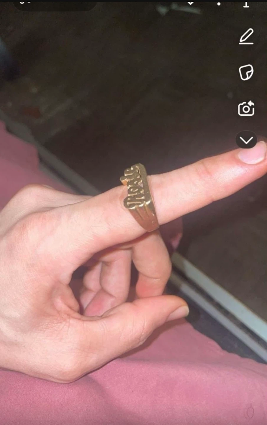 Genuine 14K Gold Name Ring