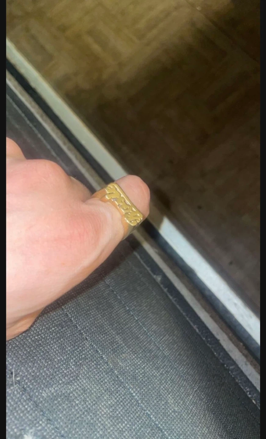 Genuine 14K Gold Name Ring - photo 3