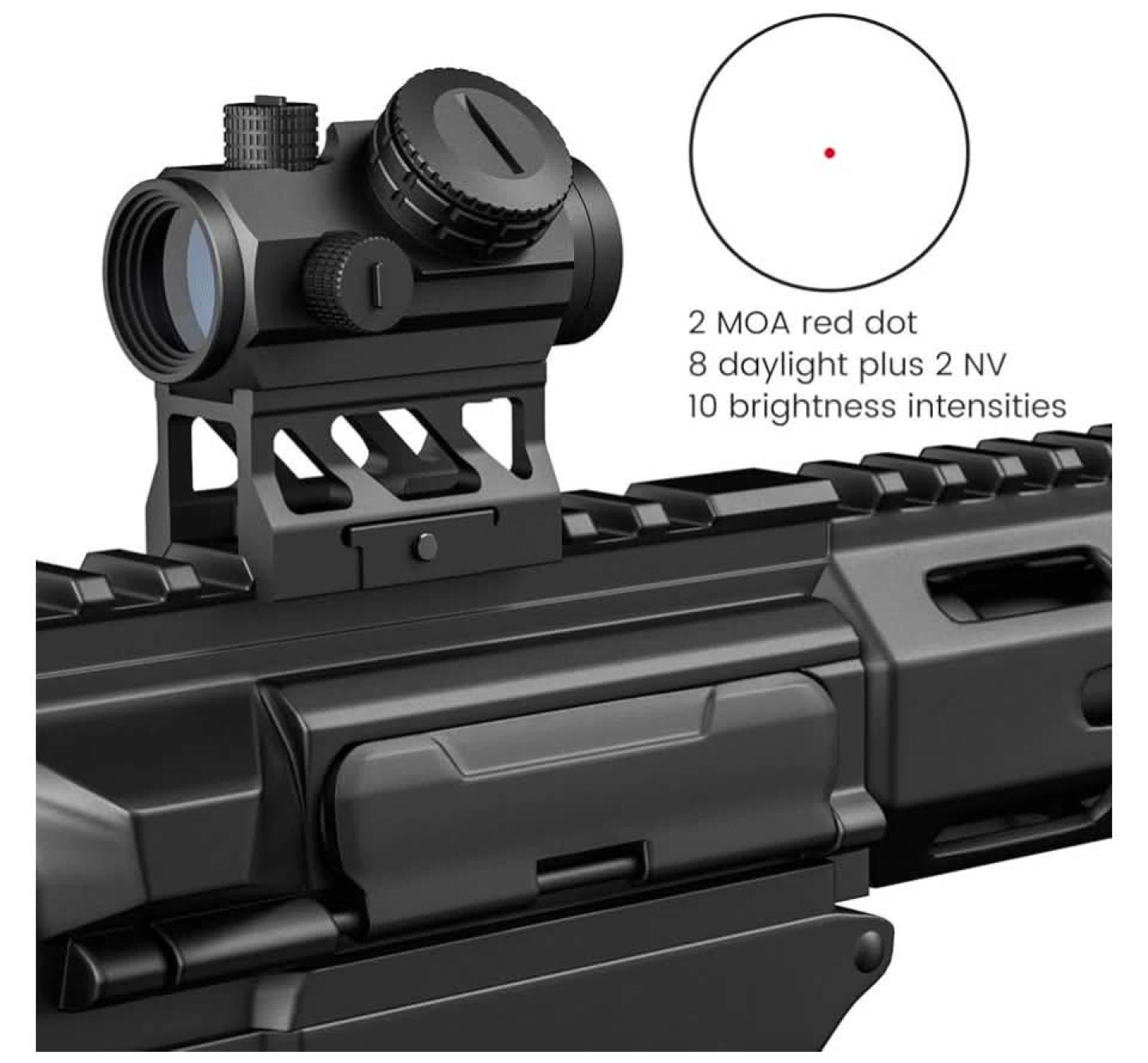 Feyachi 2M0A red dot sight, v30 1 x 20mm - photo 2