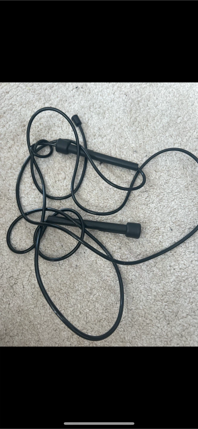 Black Jump Rope