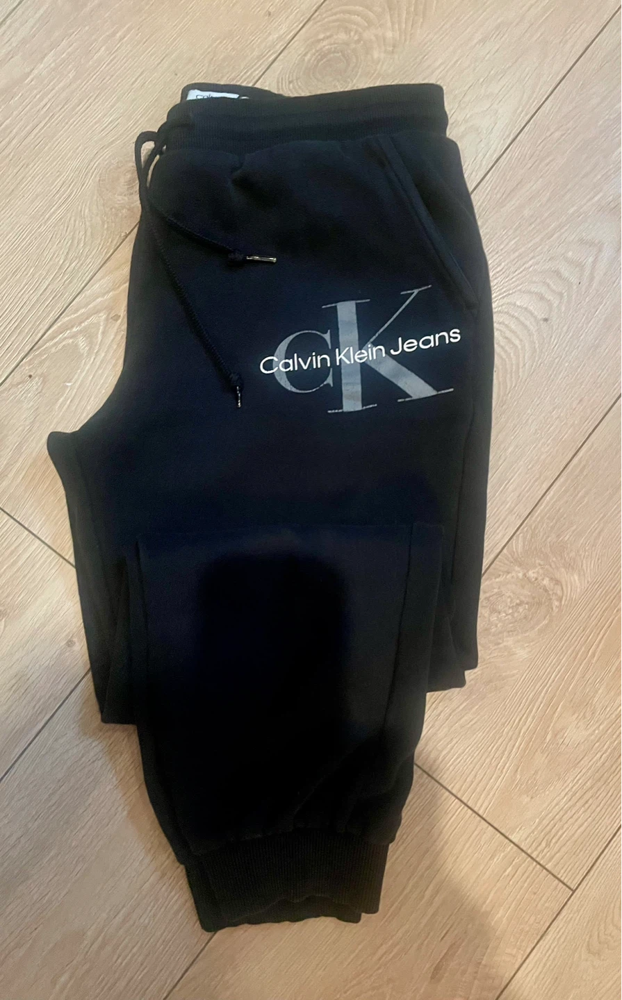 Calvin Klein Jeans Joggers - Black, Size Medium - photo 3
