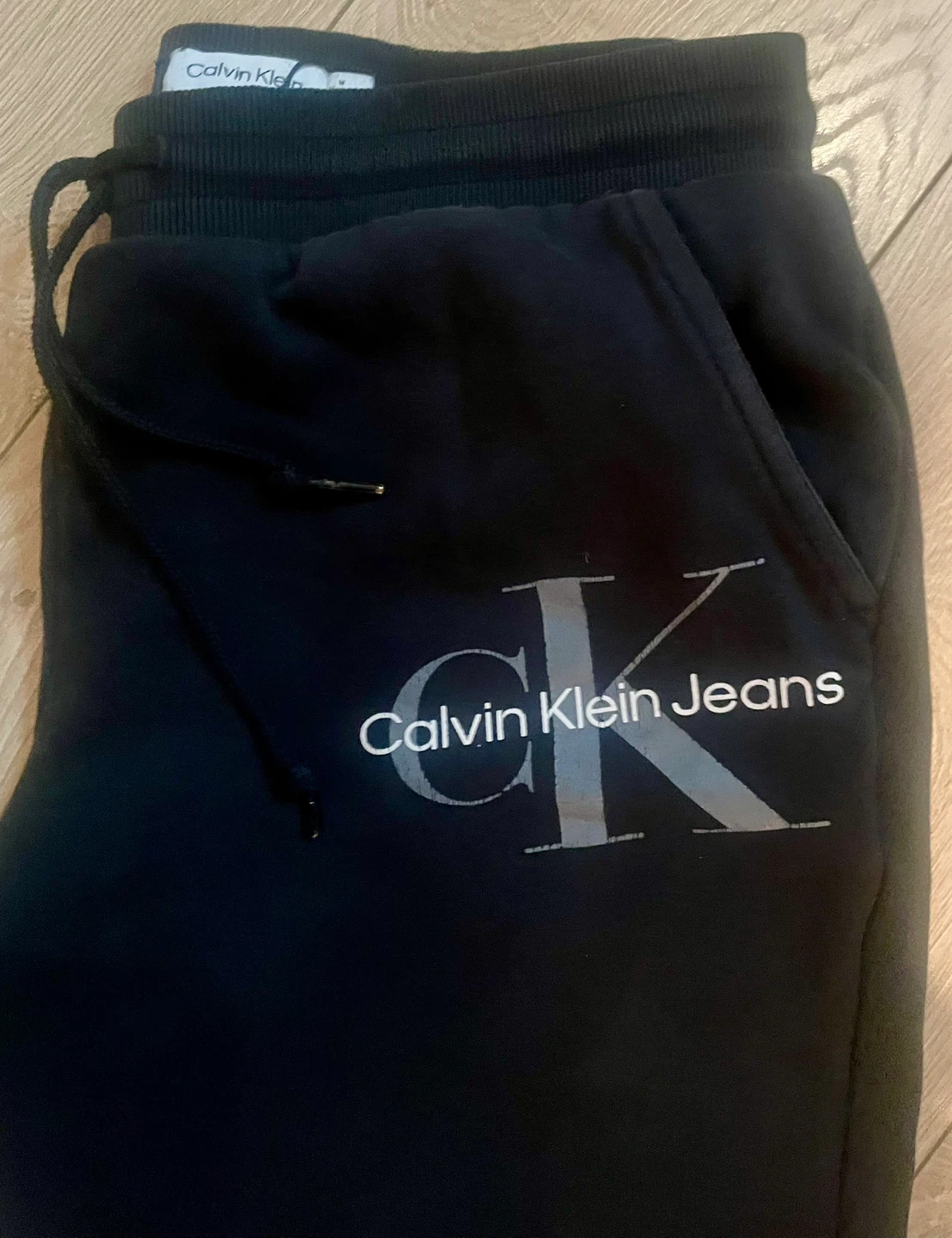 Calvin Klein Jeans Joggers - Black, Size Medium - photo 2