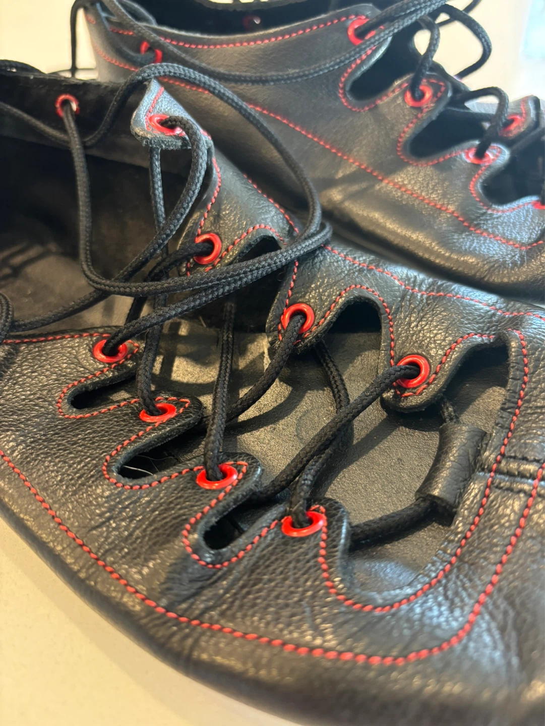 Highland Dance Size 5 Ghillies Shoes For Sale - photo 4
