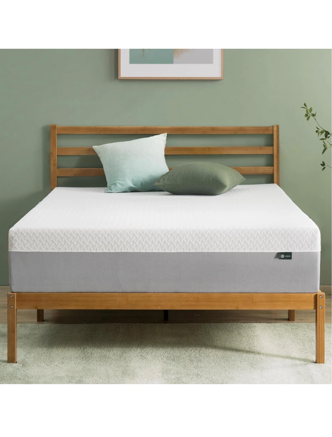 Zinus Green Tea Memory Foam Queen Mattress