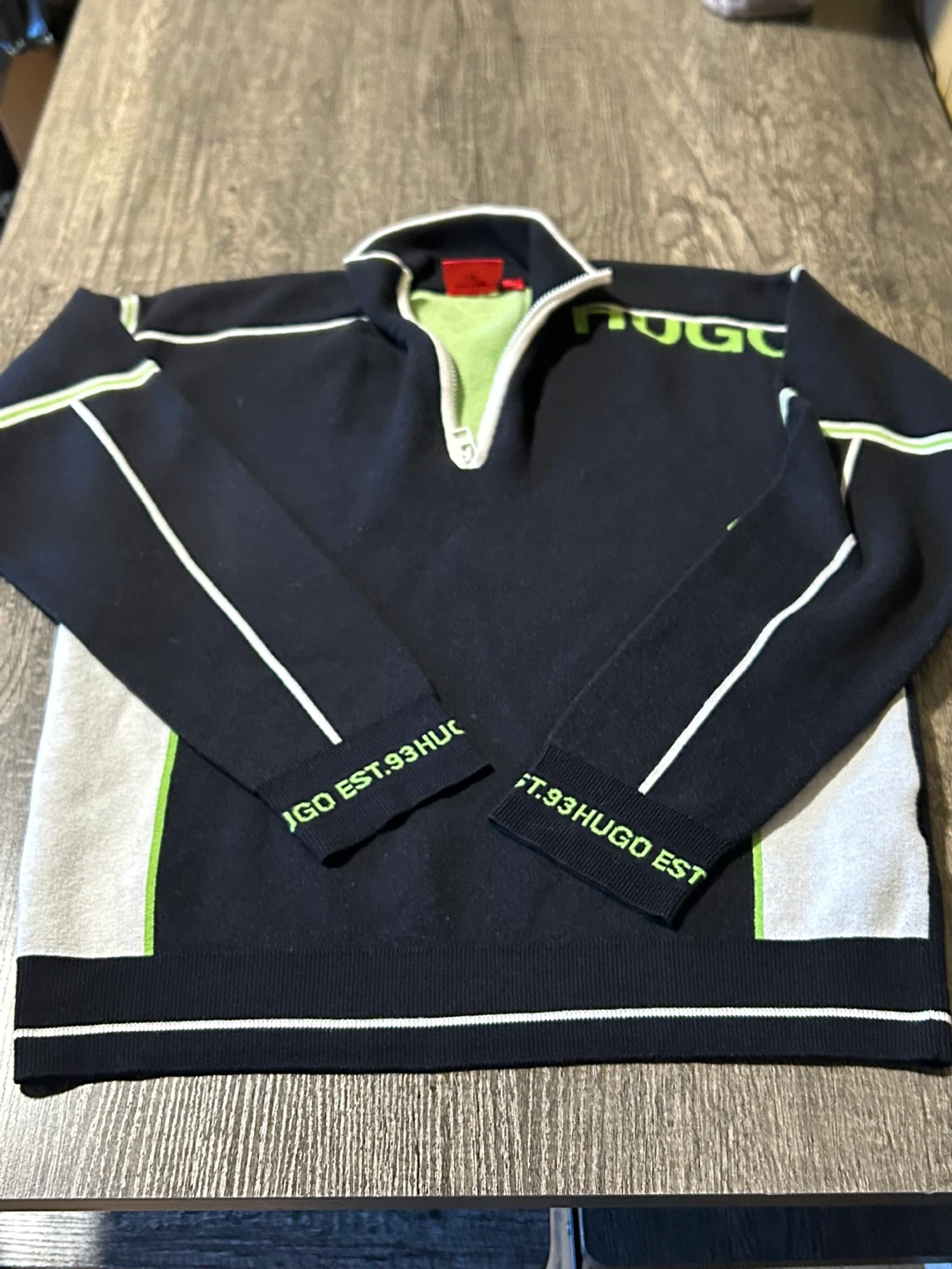 HUGO BOSS Quarter Zip Sweater