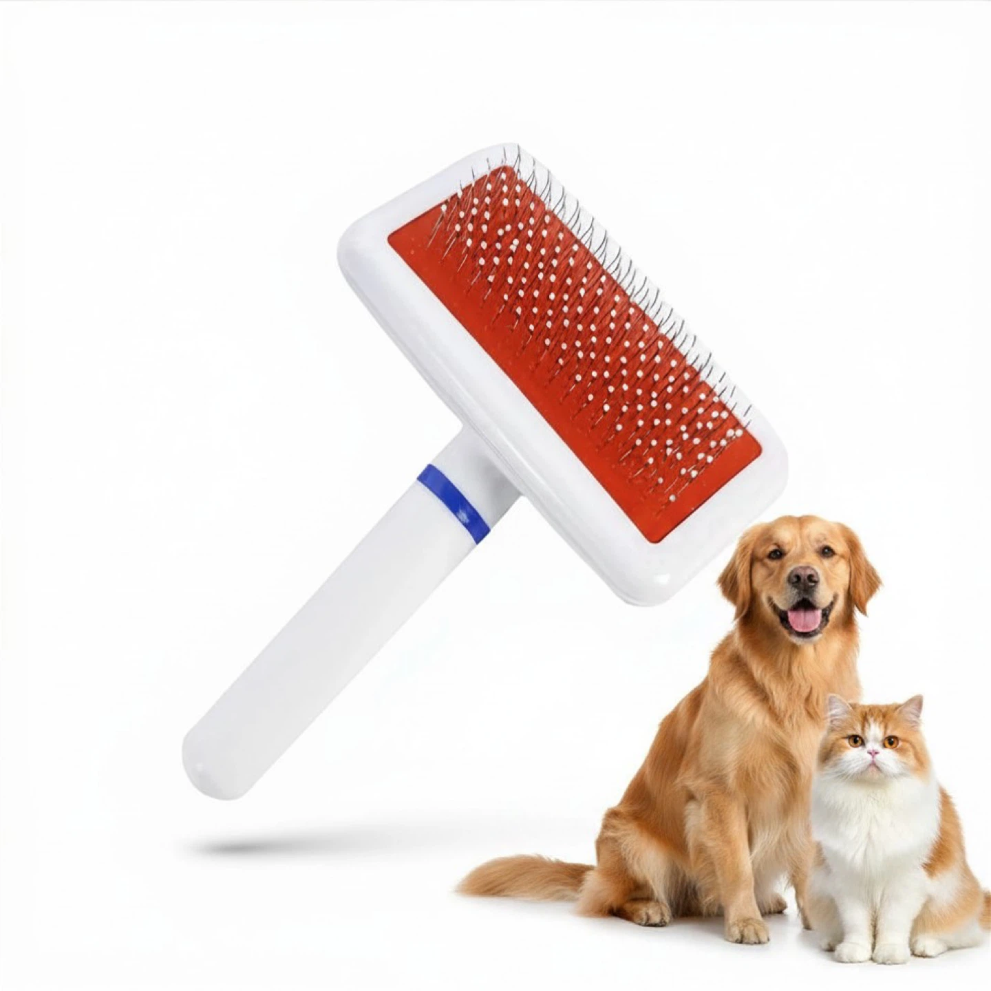 Pet Grooming Slicker Brush for Dogs & Cats