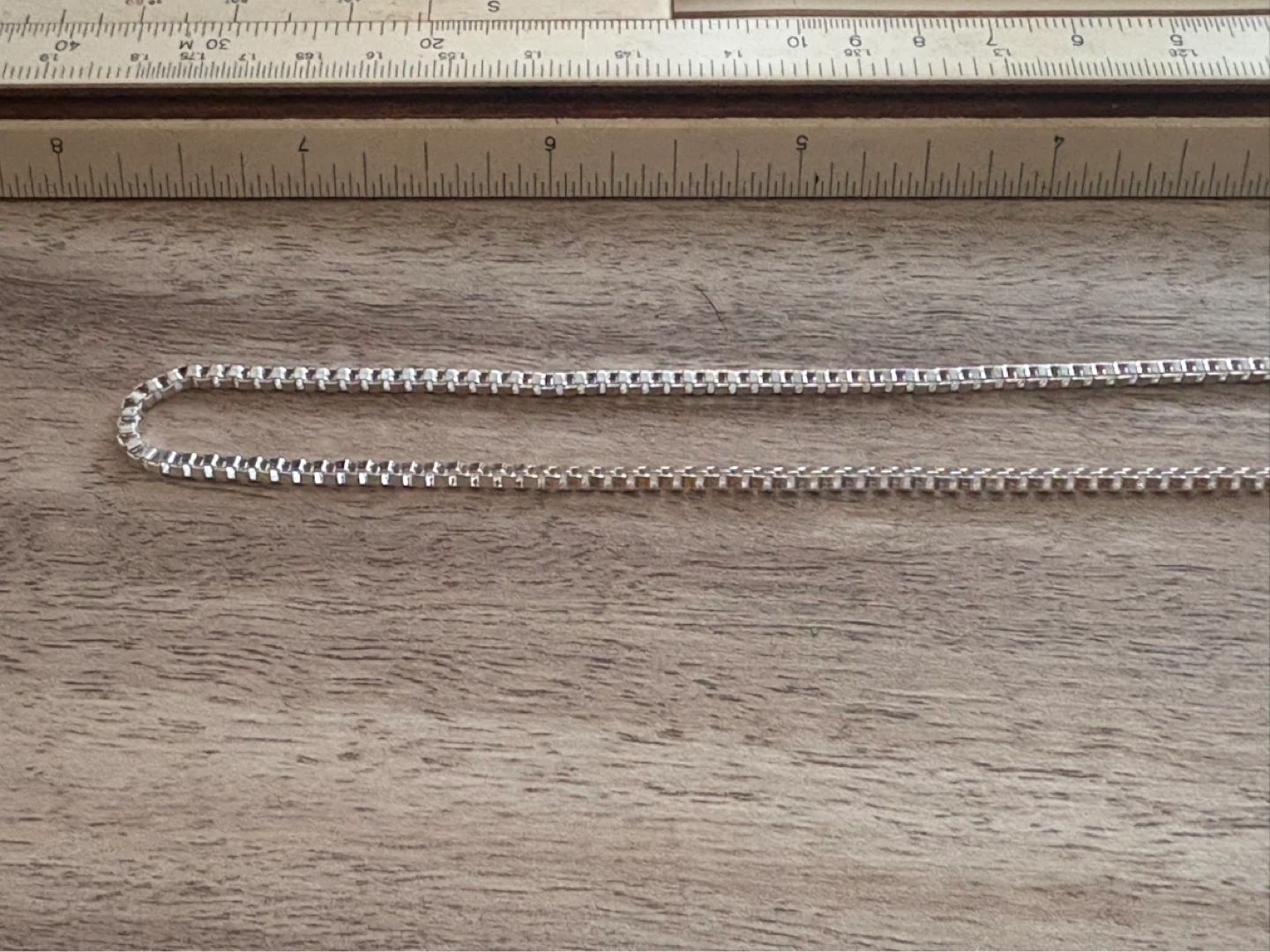 Sterling Silver Box Chain Necklace - photo 2