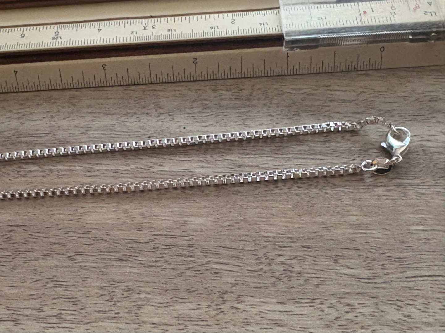 Sterling Silver Box Chain Necklace
