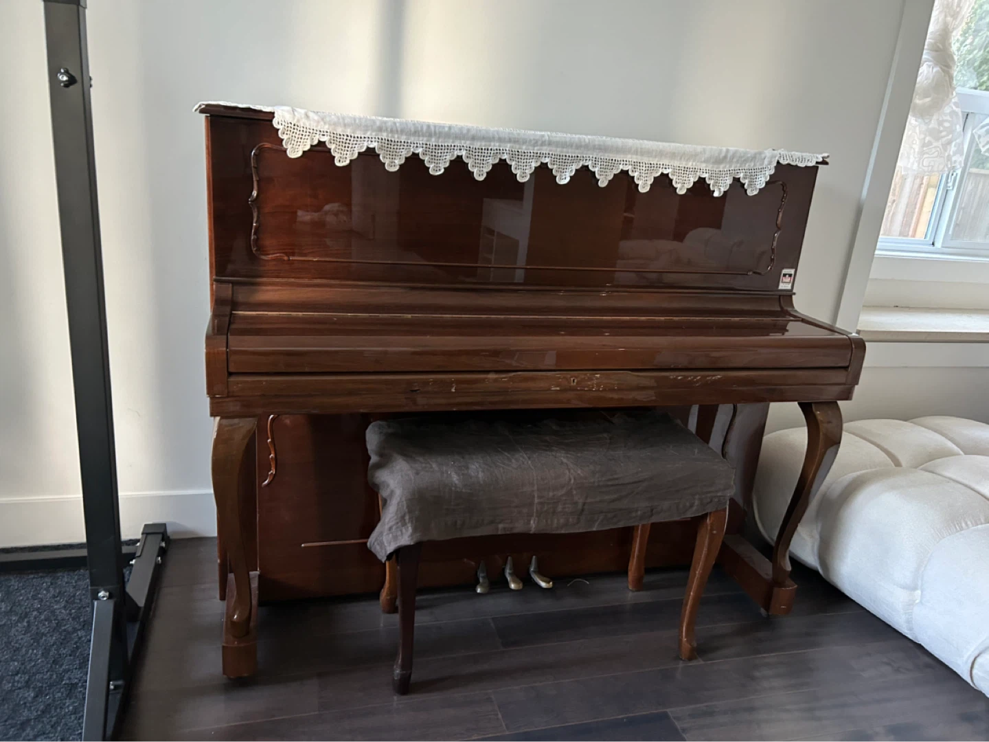 Samick Upright Piano with Bench