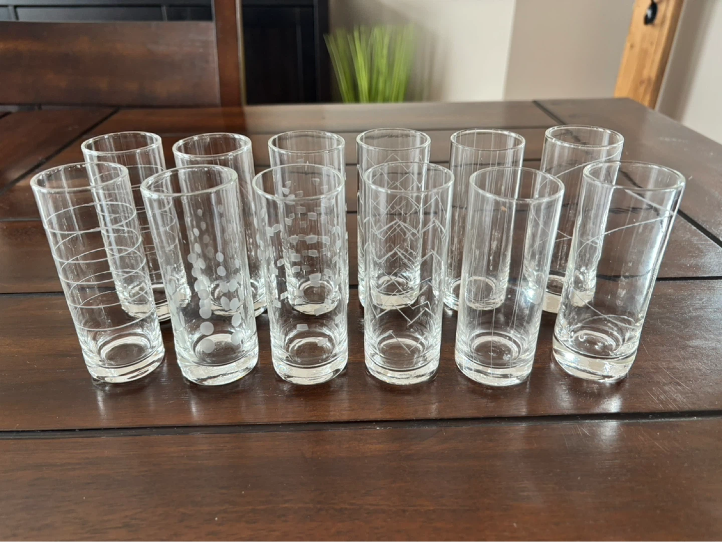 Vintage Mid-Century Modern Shot Glasses