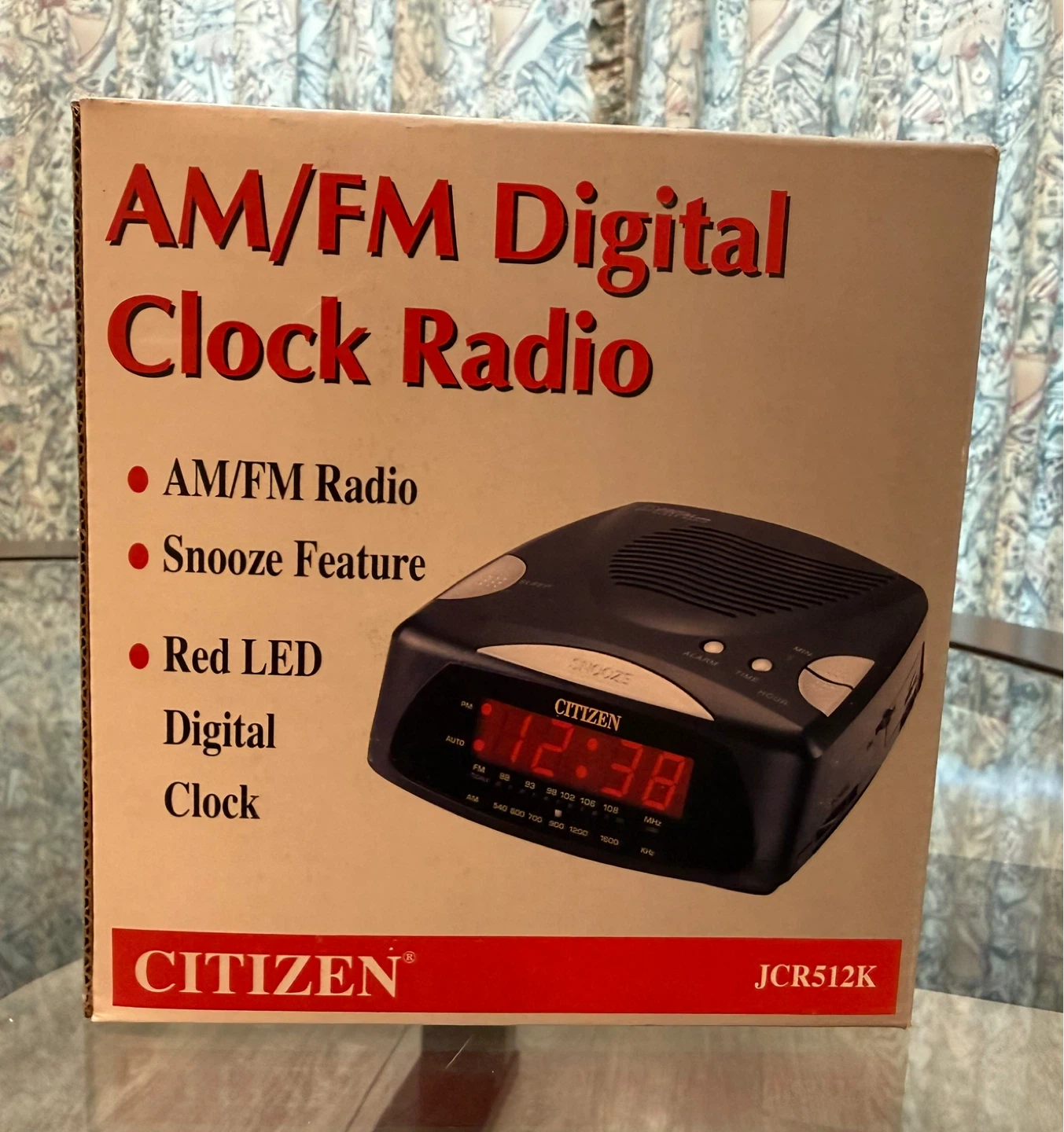 Citizen AM/FM Digital Clock Radio JCR512K