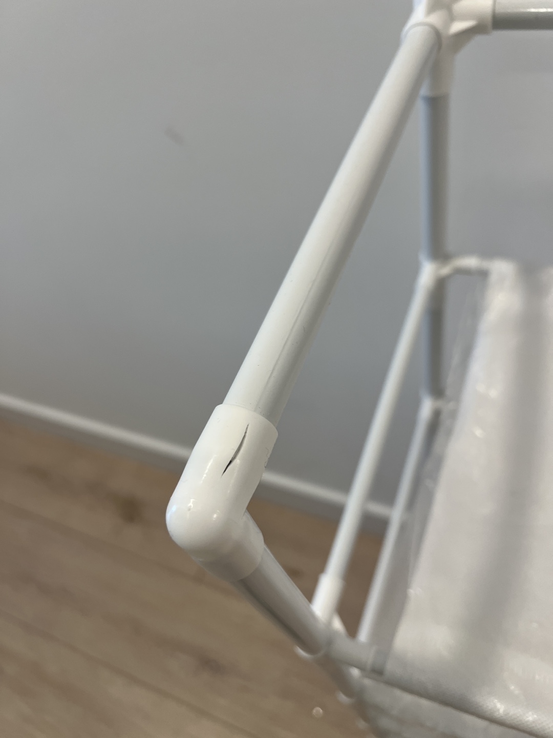 White 5-Tier Shoe Rack with Hanging Hooks - photo 2