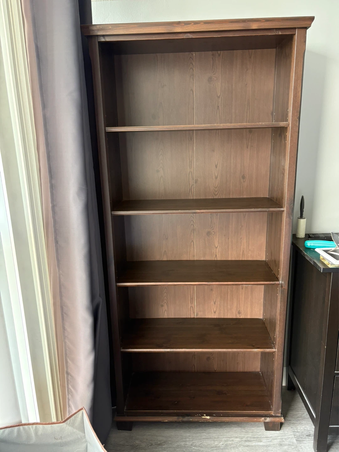 Brown Wooden Bookshelf