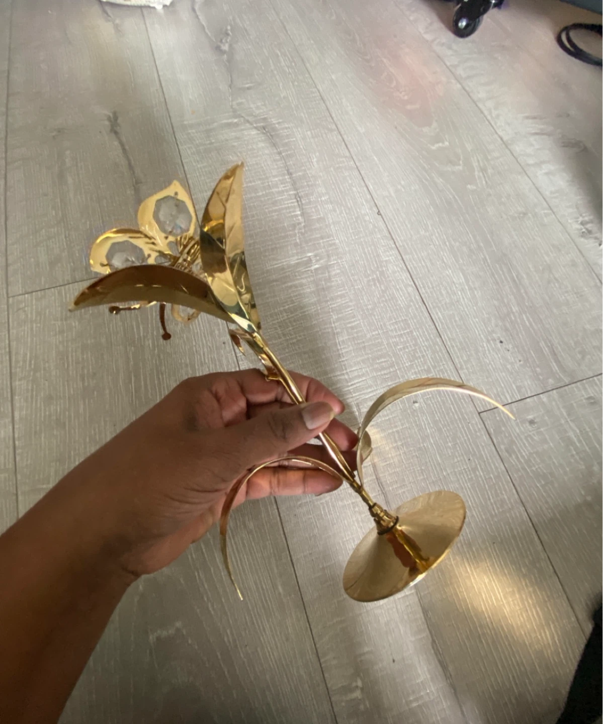 Crystal Butterfly and Tealight Holder - photo 3