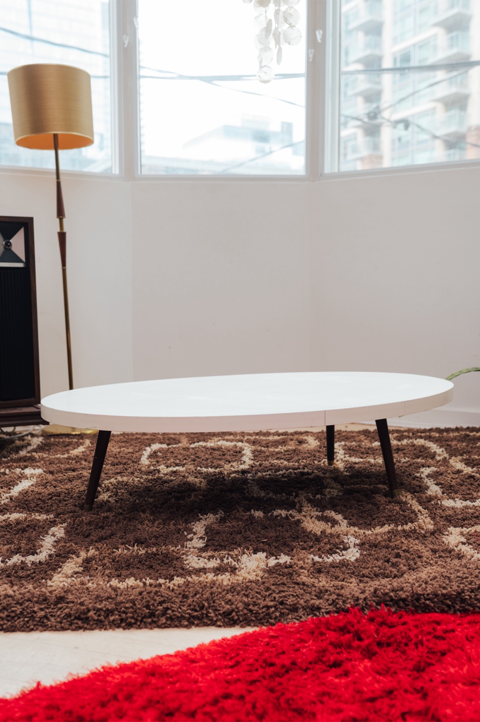 1960s Space Age Oval Coffee Table - photo 5