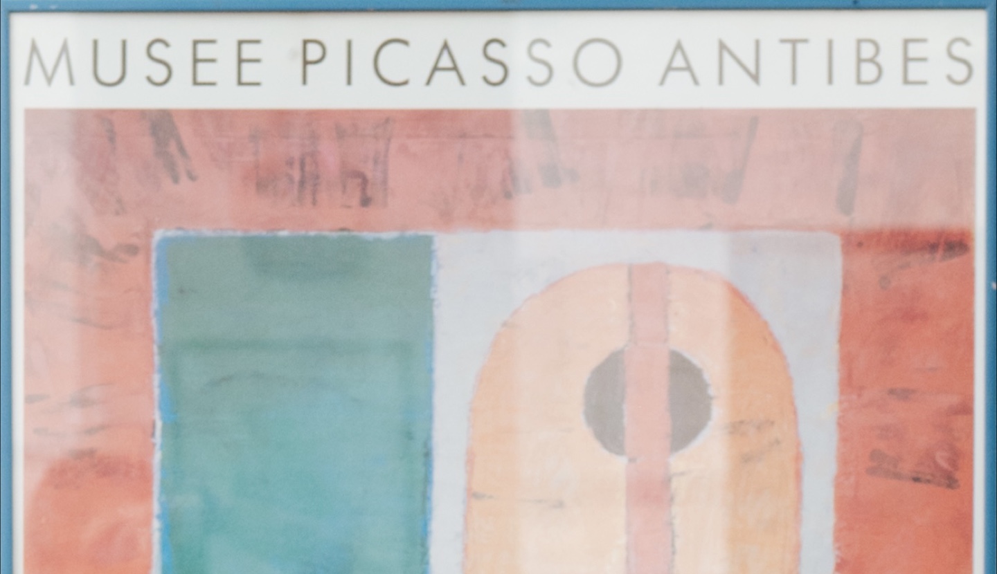 1987 Musée Picasso Antibes Gilot Framed Exhibition Poster - photo 4