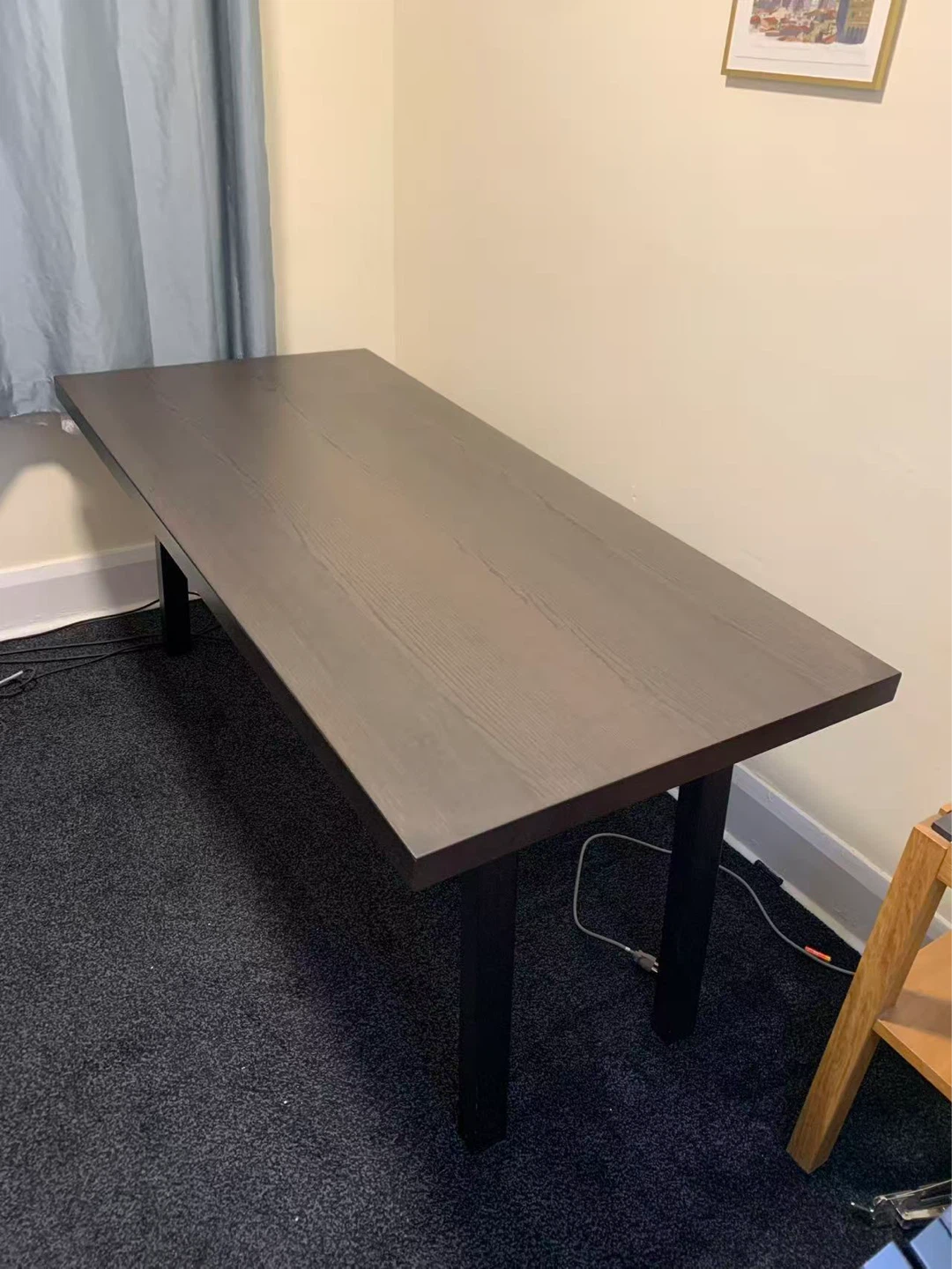 Dark Wood Dining Table