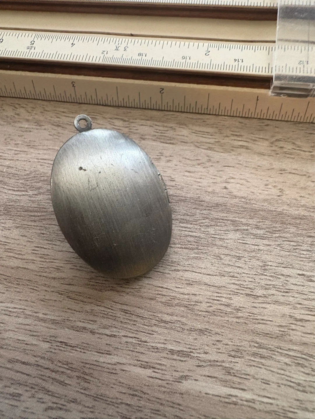 Vintage Oval Locket Pendant with Heart Charm - photo 2
