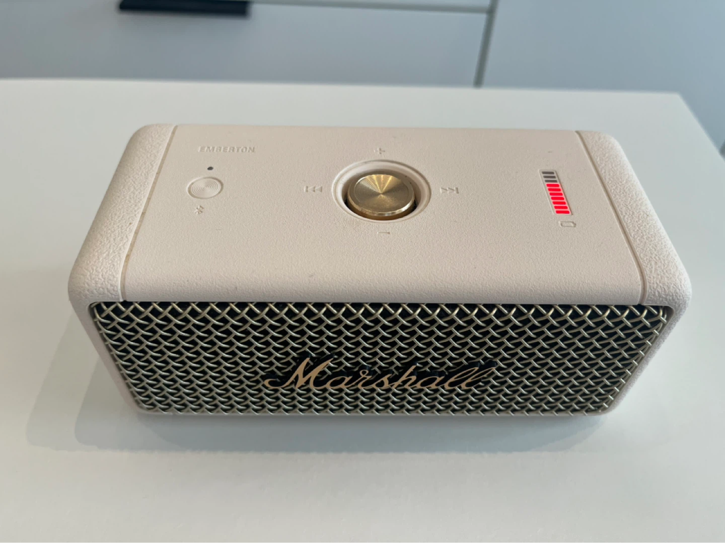 Marshall Emberton Portable Bluetooth Speaker - Cream - photo 2