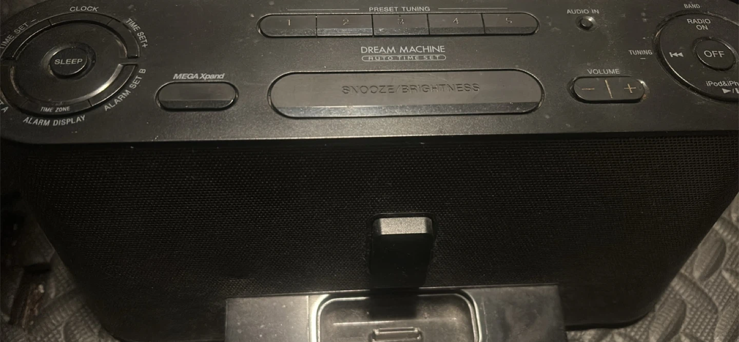 Alarm Clock Radio with iPod Dock