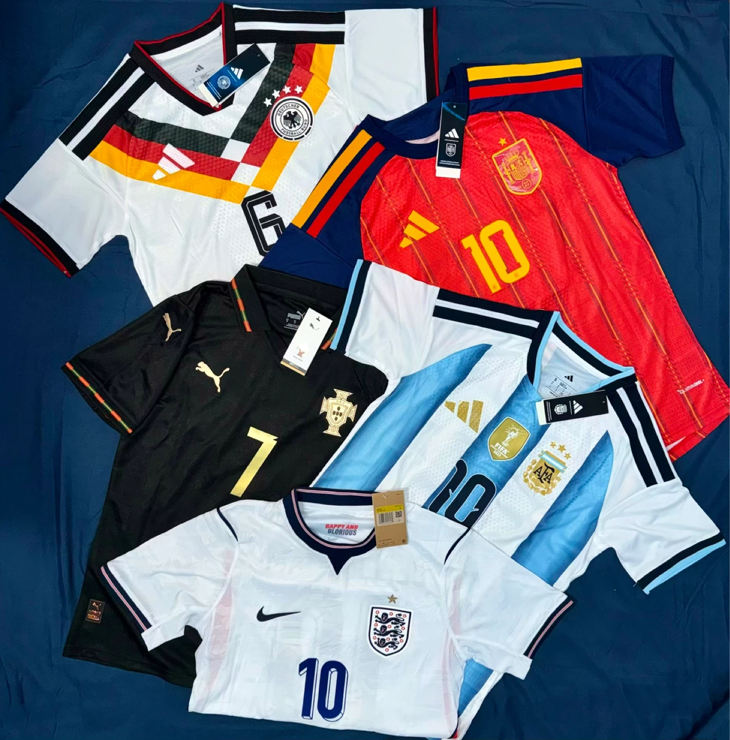 World Cup jerseys