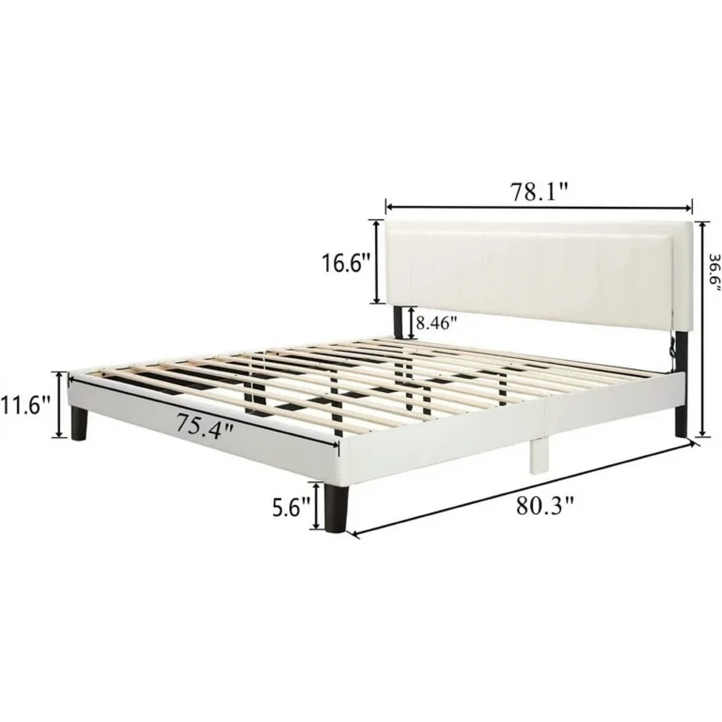 Catrimown King Size Led Bed Frame