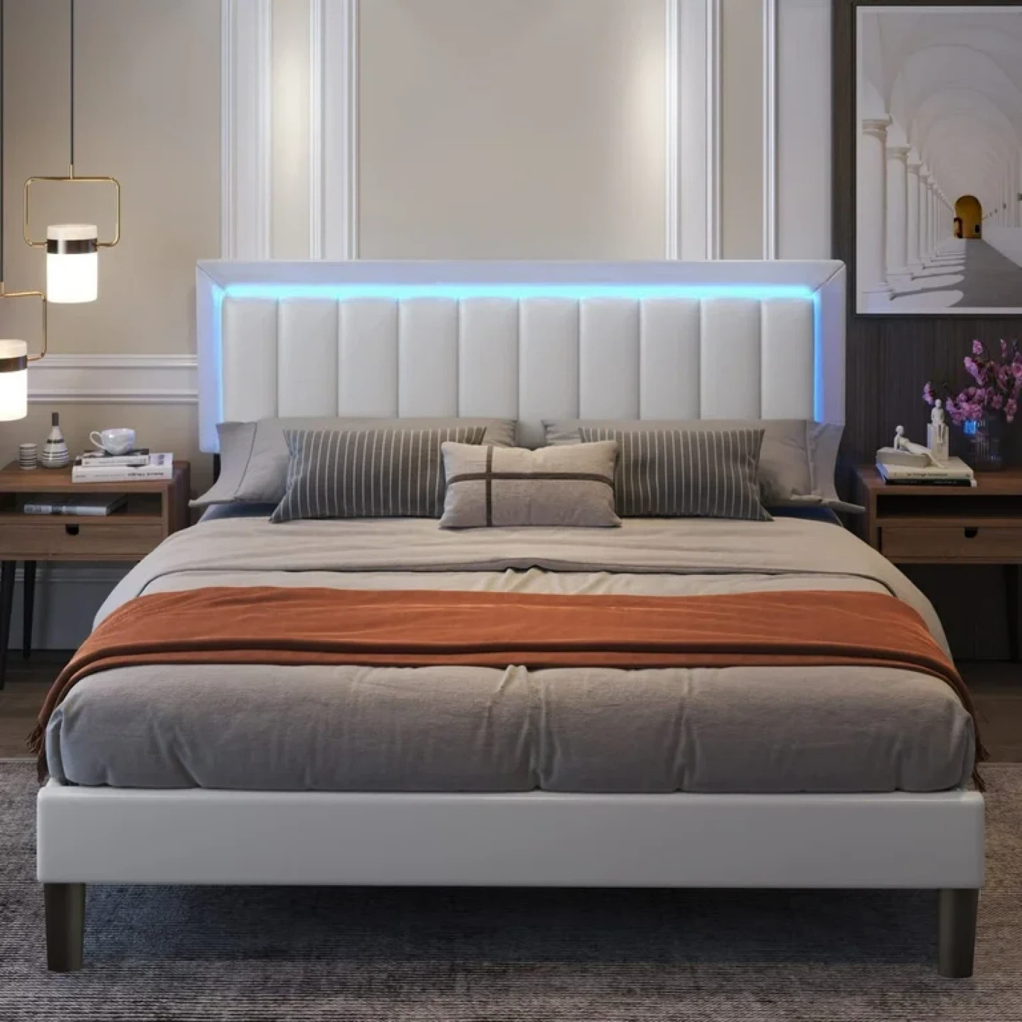 Catrimown King Size Led Bed Frame - photo 4