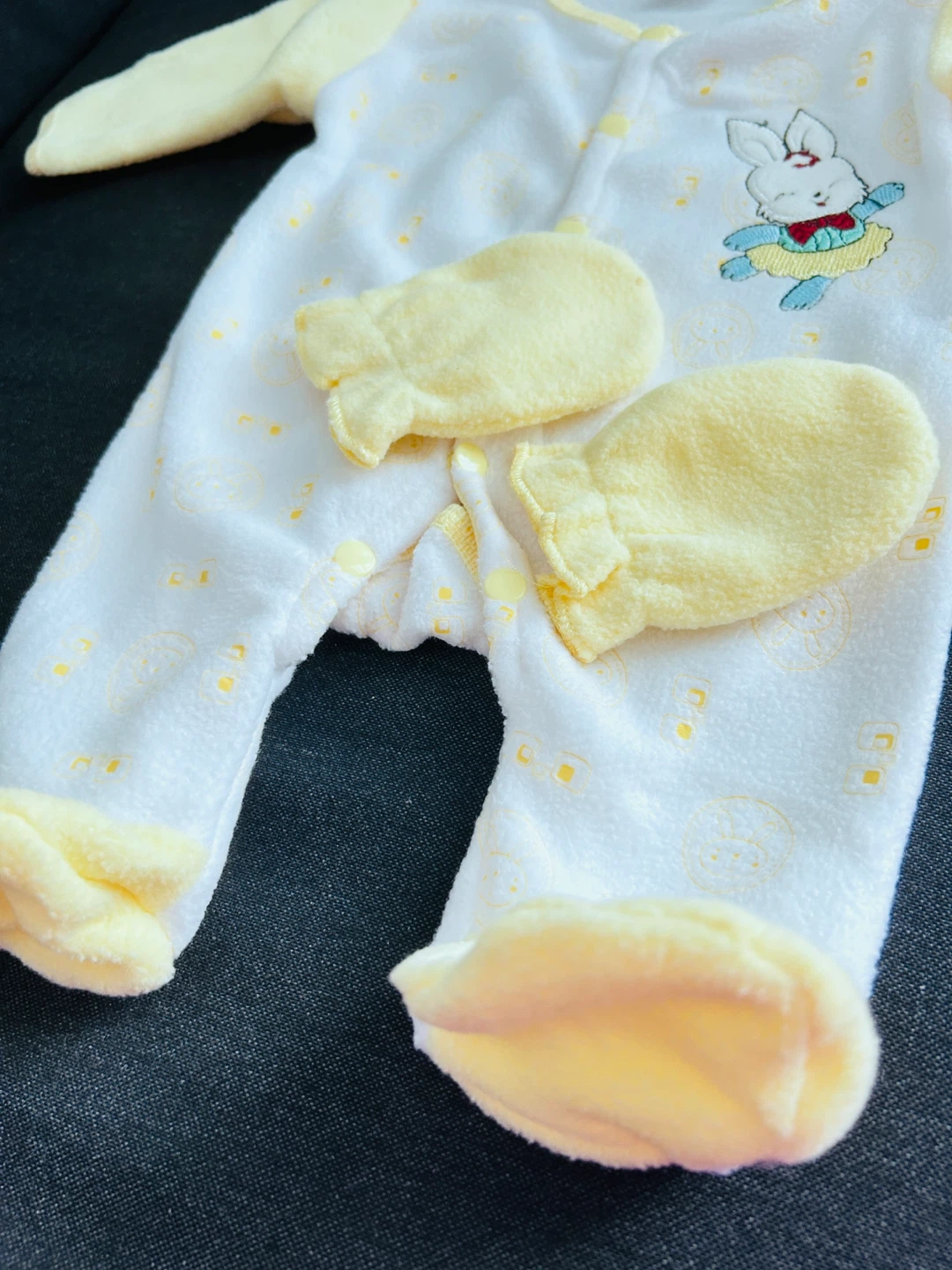 MFM Baby Snowsuit with Mittens Size 3-6 Months - photo 4