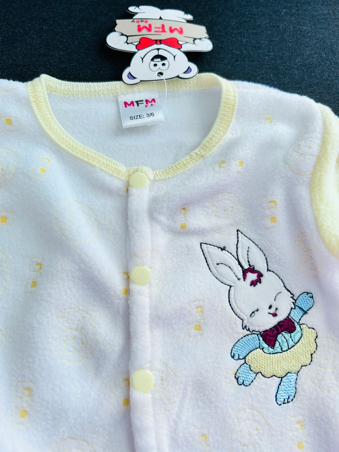 MFM Baby Snowsuit with Mittens Size 3-6 Months - photo 2