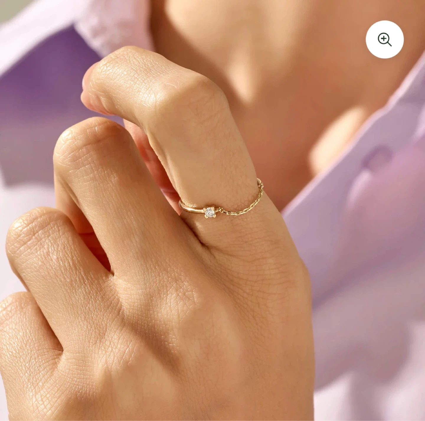Solid 14k Gold Ring for Sale – Size 7.5 - photo 2