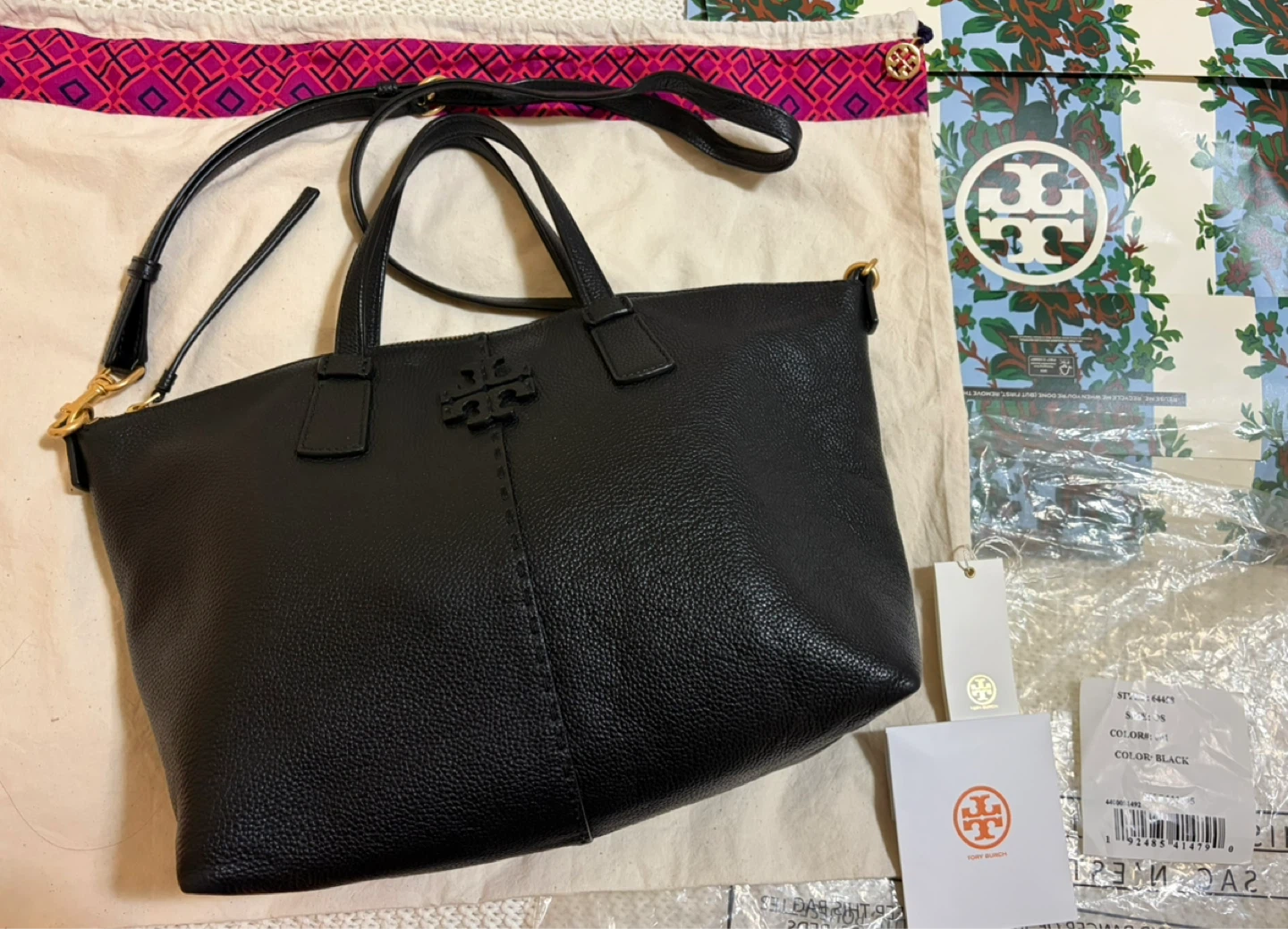 Tory Burch 64458 McGraw Top-Zip Satchel Bag - photo 2