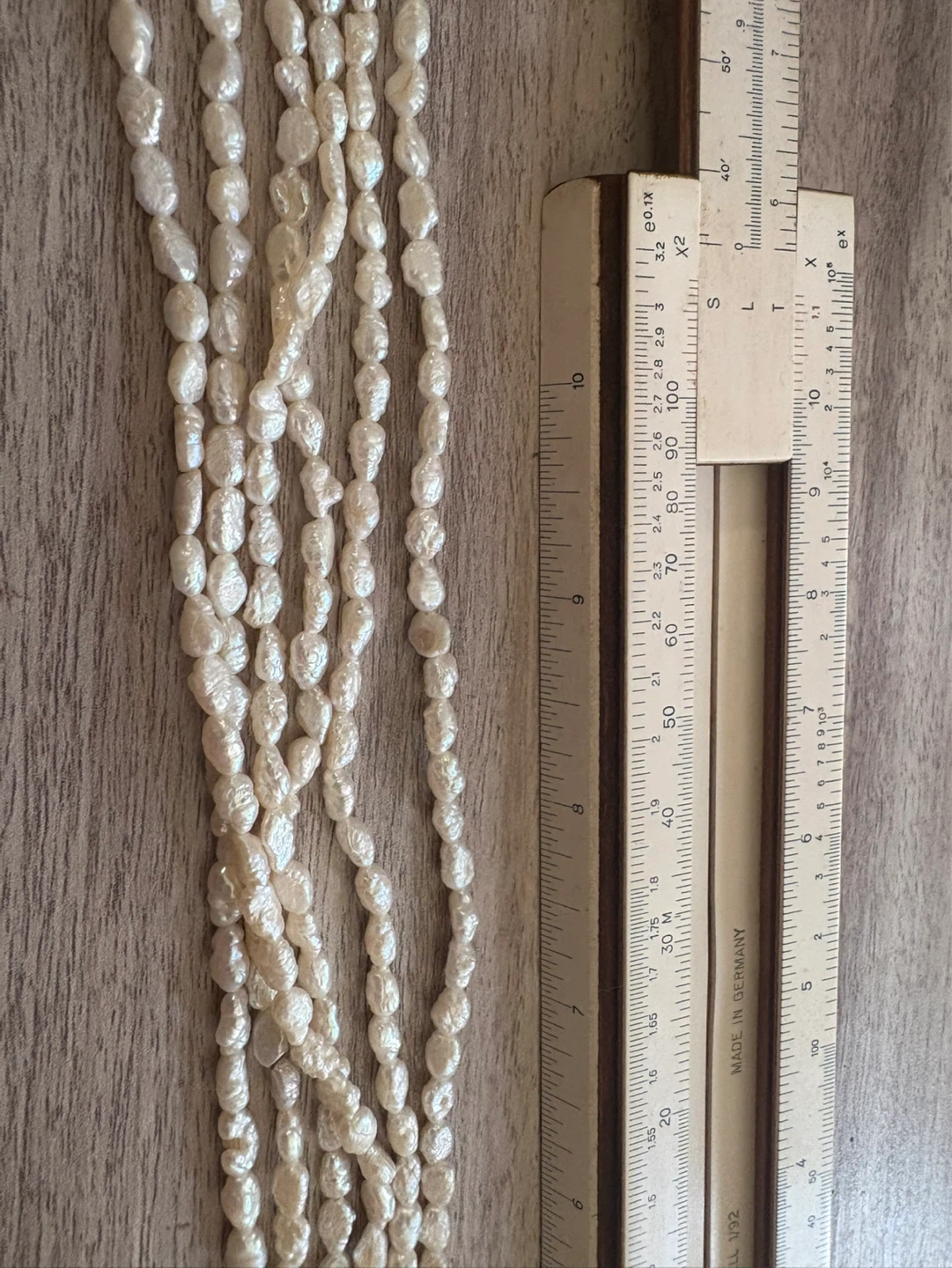Multi-strand Freshwater Pearl Necklace with Silver Clasp - photo 4